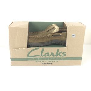 clarks women's indoor outdoor slippers